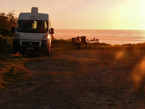 camping aan zee