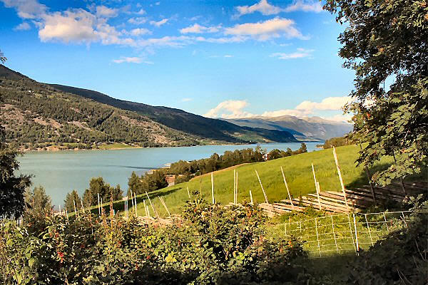 Vågåvatn vanuit het huisje